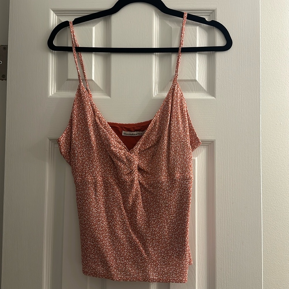 Abercrombie & Fitch Floral Twist Tank Top